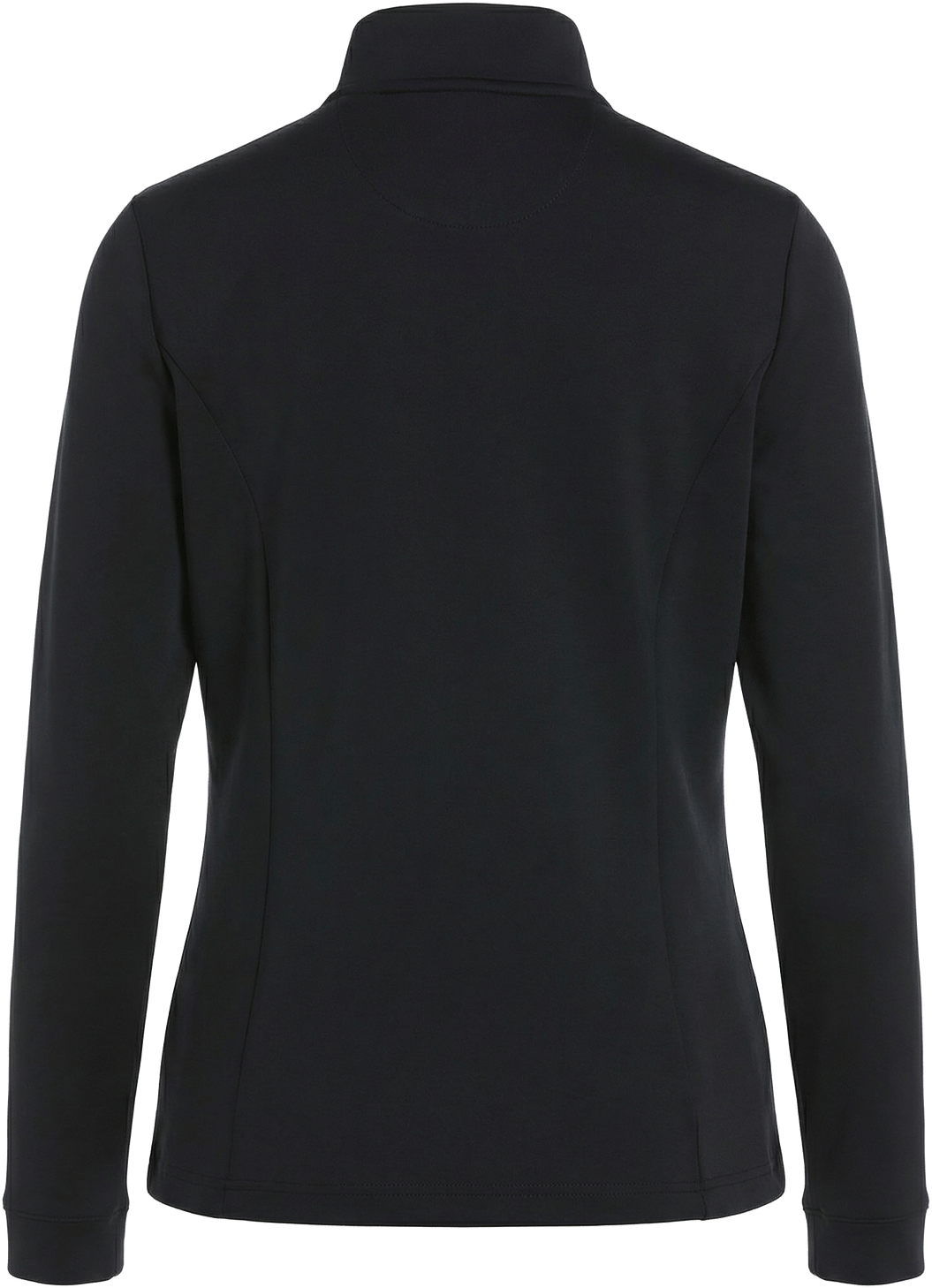 Penguin Golf Ogksb222 Women’s Long Sleeve Clubhouse Mock Pullover - Caviar