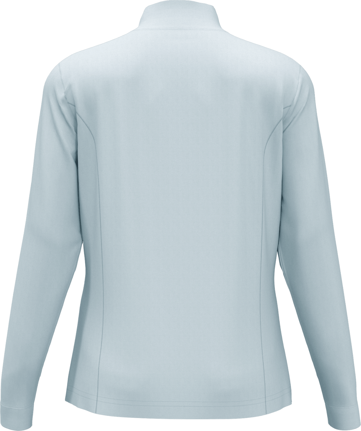 Penguin Golf Ogksb222 Women’s Long Sleeve Clubhouse Mock Pullover - Pearl Blue
