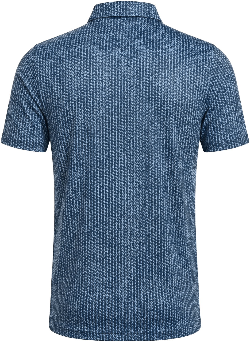 Penguin Golf Ogksc0f0 Allover Pete Print Polo Shirt - Black Iris