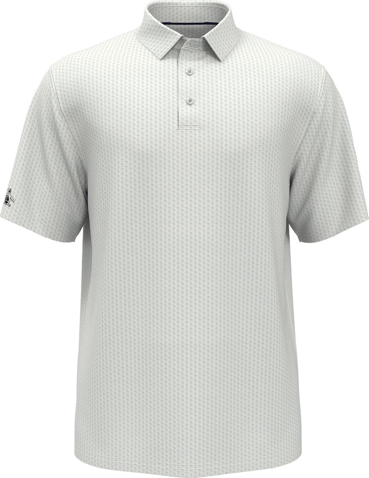 Penguin Golf Ogksc0f0 Allover Pete Print Polo Shirt - Bright White
