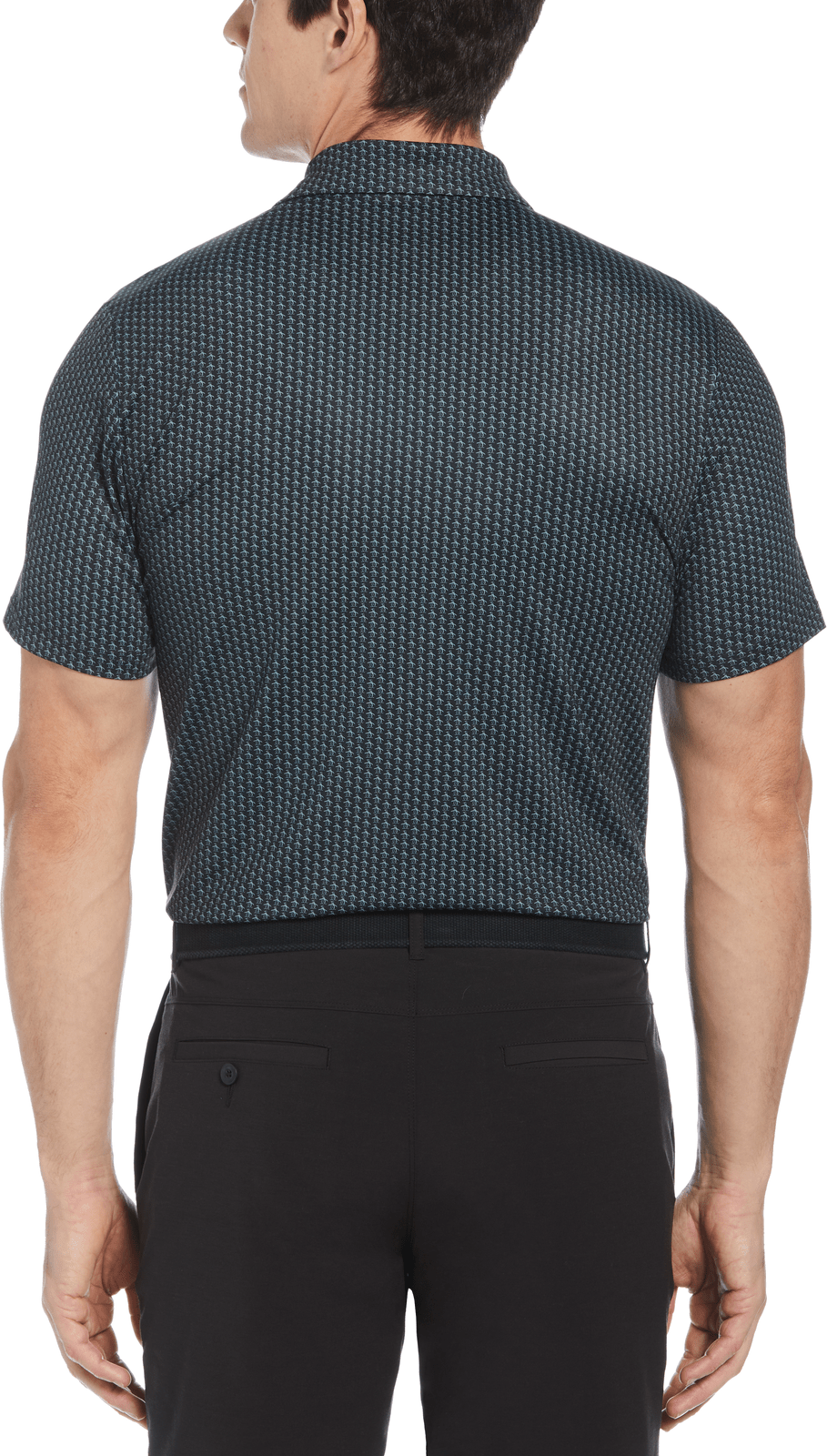 Penguin Golf Ogksc0f0 Allover Pete Print Polo Shirt - Caviar