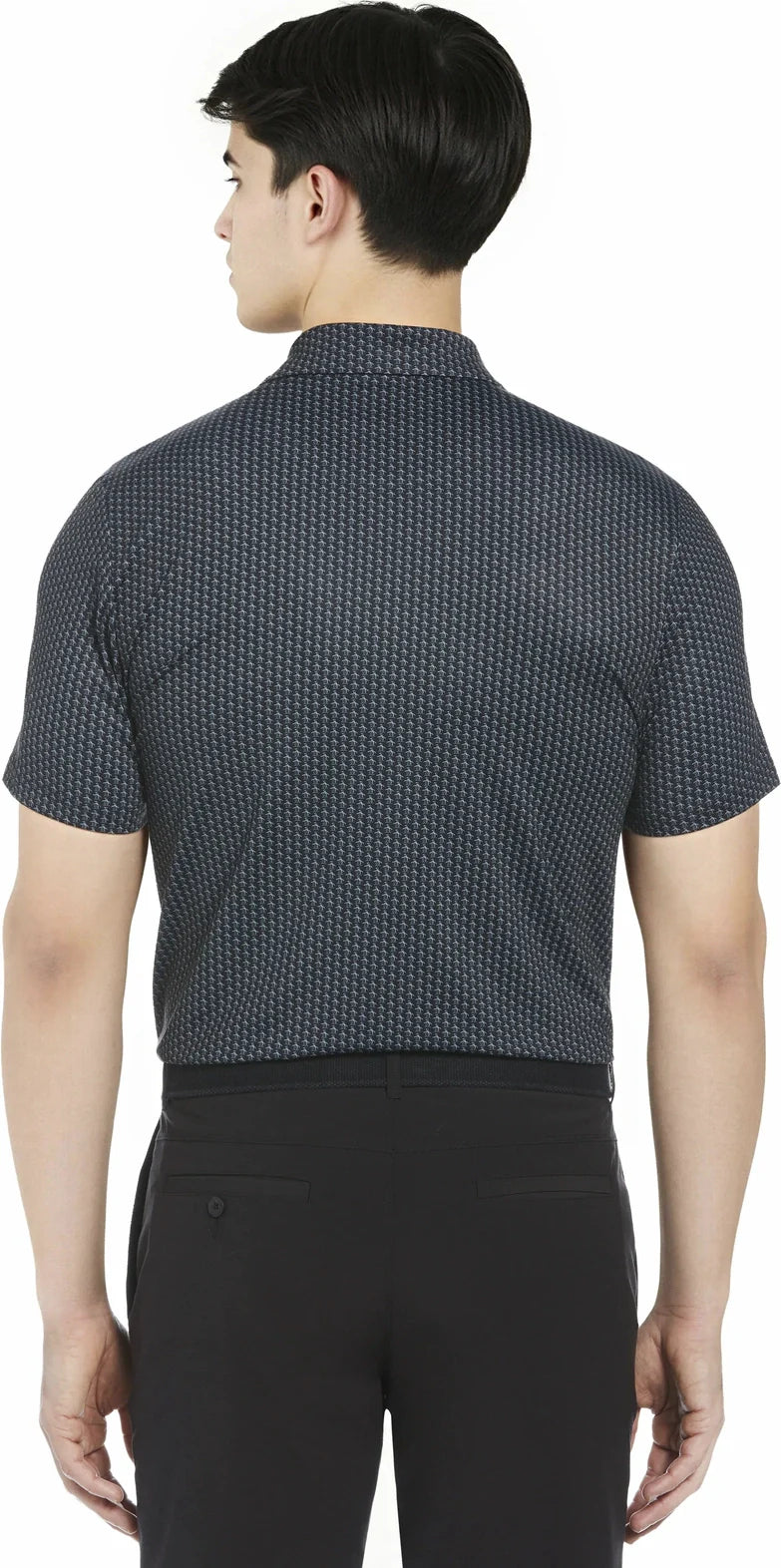 Penguin Golf Ogksc0f0 Allover Pete Print Polo Shirt - Caviar - Adult Xs