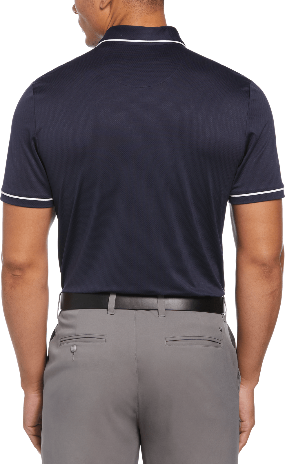 Penguin Golf Ogkse002 Technical Earl Short Sleeve Polo Shirt - Black Iris