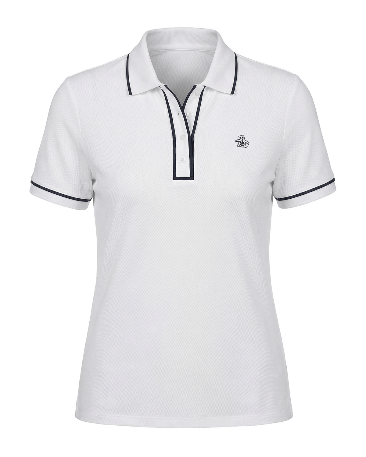 Penguin Golf Ogkse048 Performance Veronica Short Sleeve Polo Shirt - Bright White