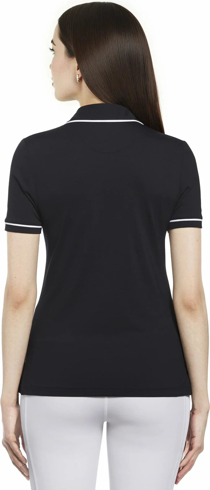 Penguin Golf Ogkse048 Performance Veronica Short Sleeve Polo Shirt - Caviar - Ladies Xs