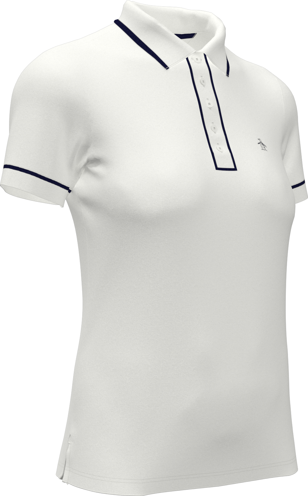 Penguin Golf Ogkse048 Performance Veronica Short Sleeve Polo Shirt - Bright White