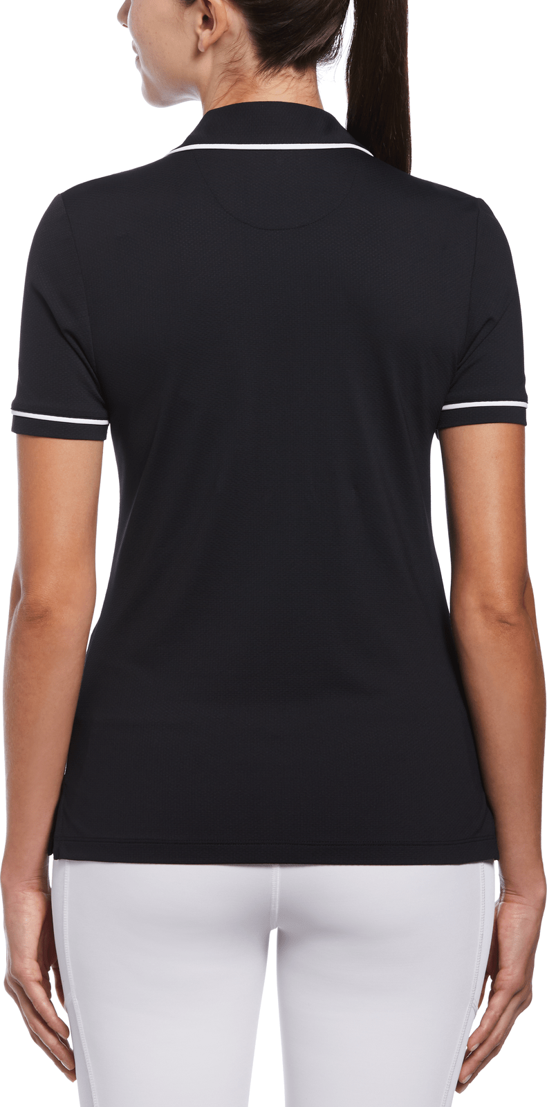 Penguin Golf Ogkse048 Performance Veronica Short Sleeve Polo Shirt - Caviar