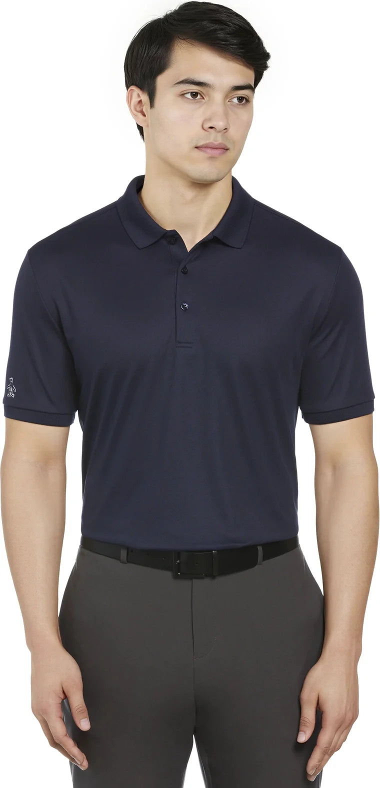Penguin Golf Ogm0f4 Men’s Short Sleeve Classic Polo - Black Iris - Adult Xs