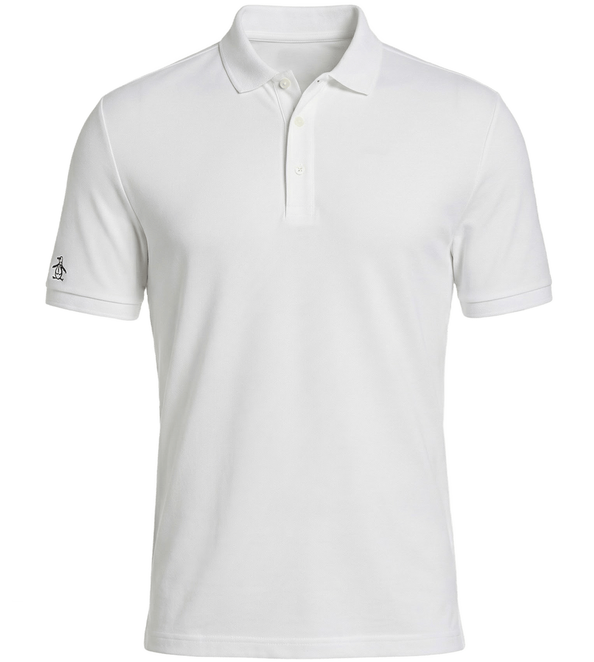 Penguin Golf Ogm0f4 Men’s Short Sleeve Classic Polo - Bright White