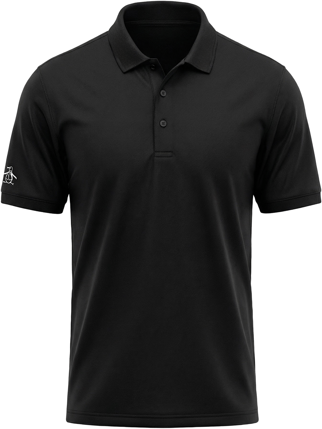 Penguin Golf Ogm0f4 Men’s Short Sleeve Classic Polo - Caviar