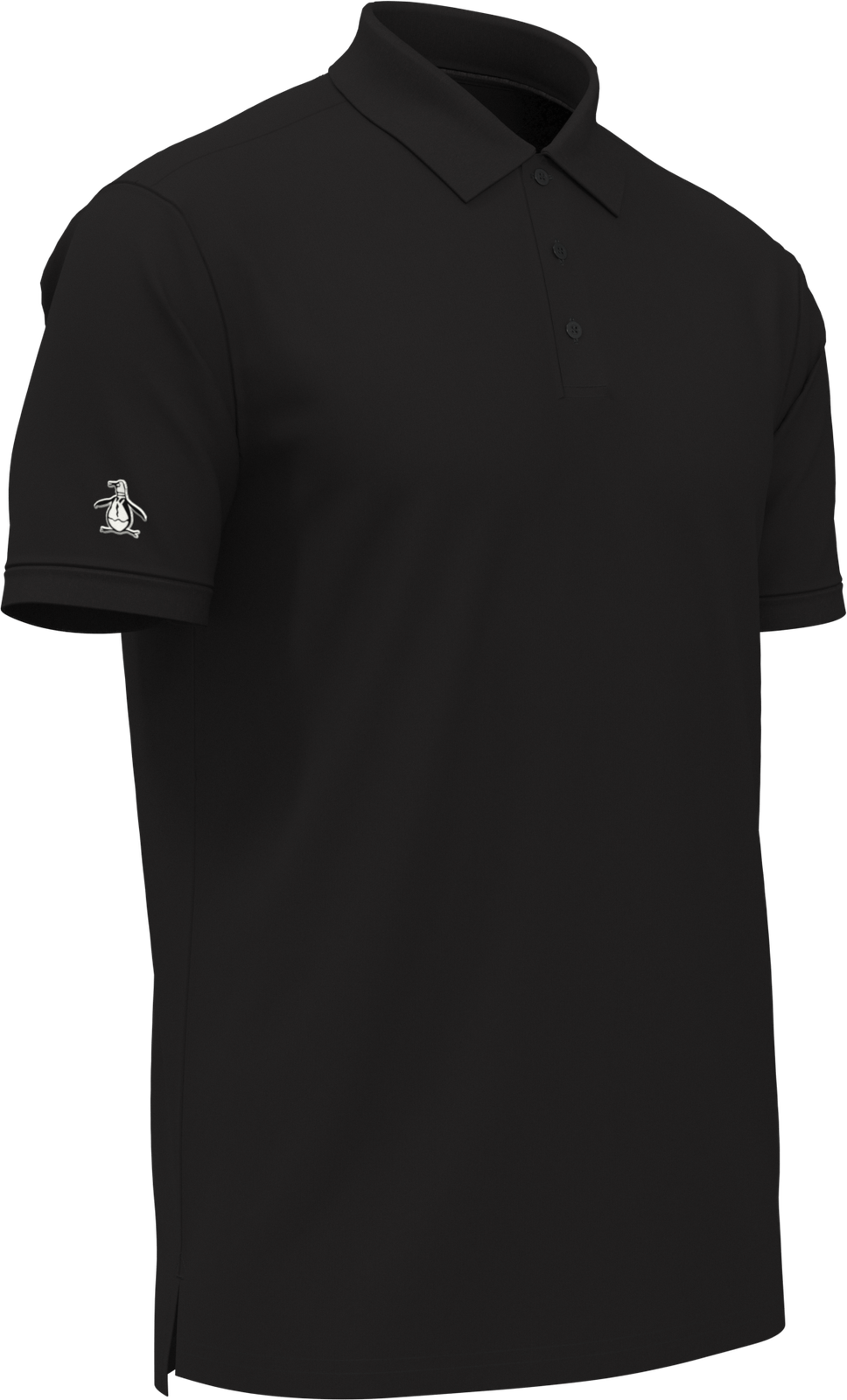 Penguin Golf Ogm0f4 Men’s Short Sleeve Classic Polo - Caviar