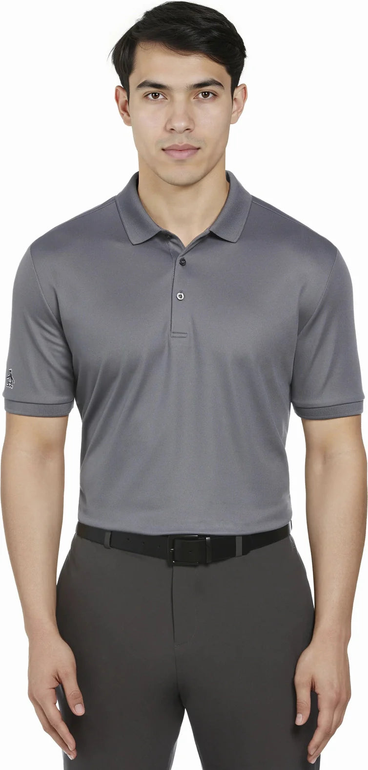 Penguin Golf Ogm0f4 Men’s Short Sleeve Classic Polo - Quiet Shade - Adult Xs