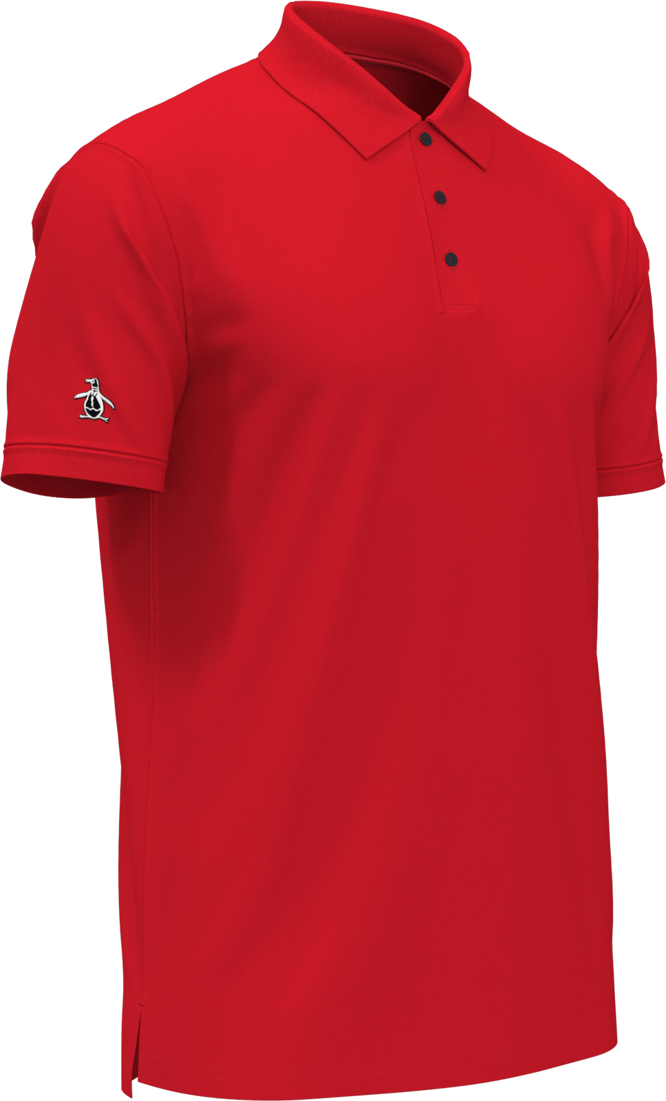 Penguin Golf Ogm0f4 Men’s Short Sleeve Classic Polo - Salsa