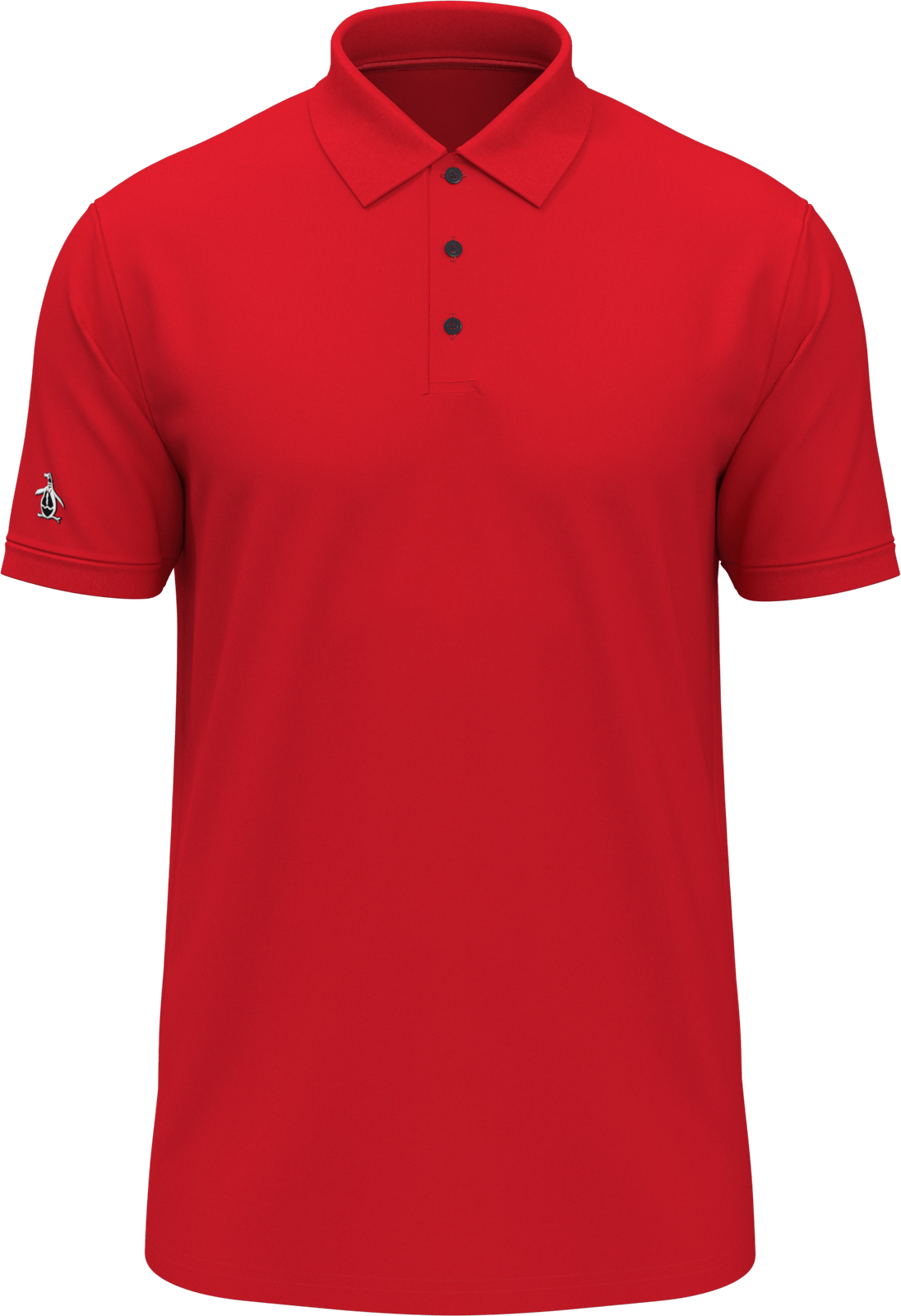 Penguin Golf Ogm0f4 Men’s Short Sleeve Classic Polo - Salsa