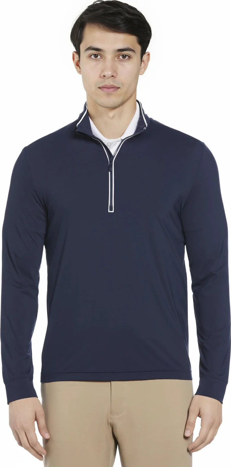 Penguin Golf Ogm100 Lightweight Earl 1/4 Zip Pullover - Black Iris - Adult s
