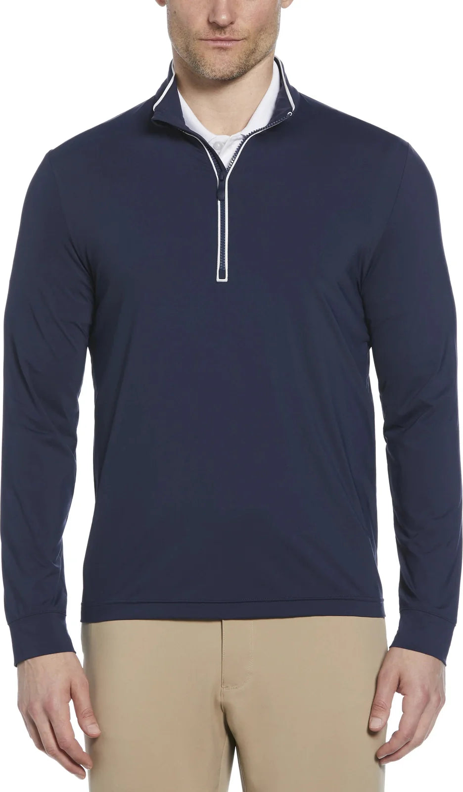 Penguin Golf Ogm100 Lightweight Earl 1/4 Zip Pullover - Black Iris