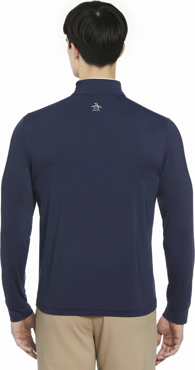 Penguin Golf Ogm100 Lightweight Earl 1/4 Zip Pullover - Black Iris - Adult s