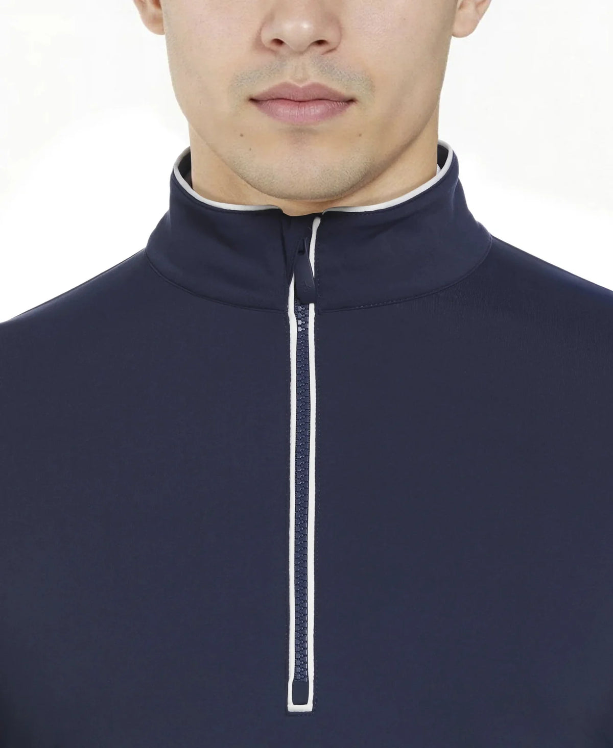 Penguin Golf Ogm100 Lightweight Earl 1/4 Zip Pullover - Black Iris