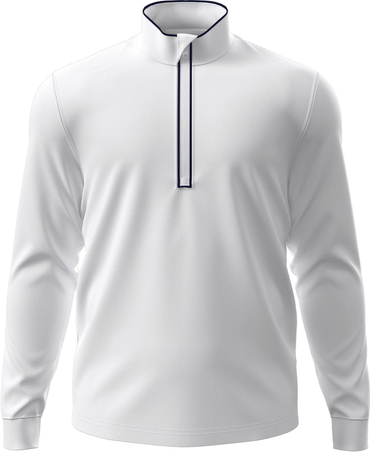 Penguin Golf Ogm100 Lightweight Earl 1/4 Zip Pullover - Bright White