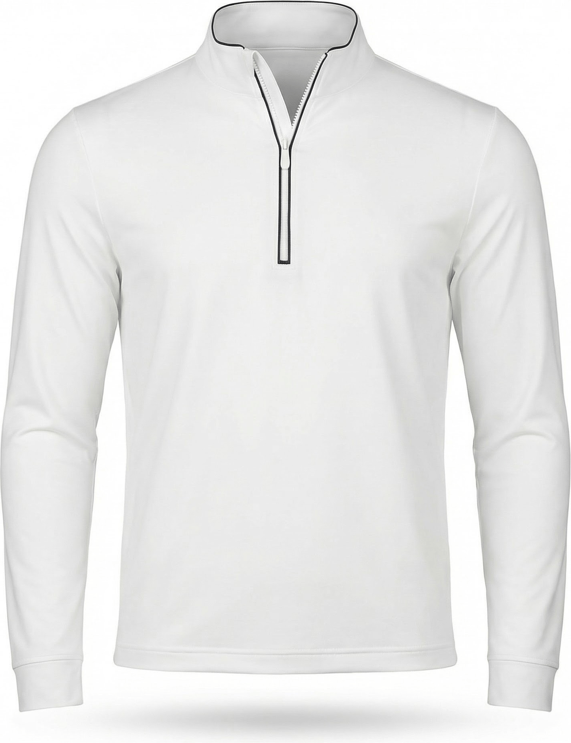 Penguin Golf Ogm100 Lightweight Earl 1/4 Zip Pullover - Bright White