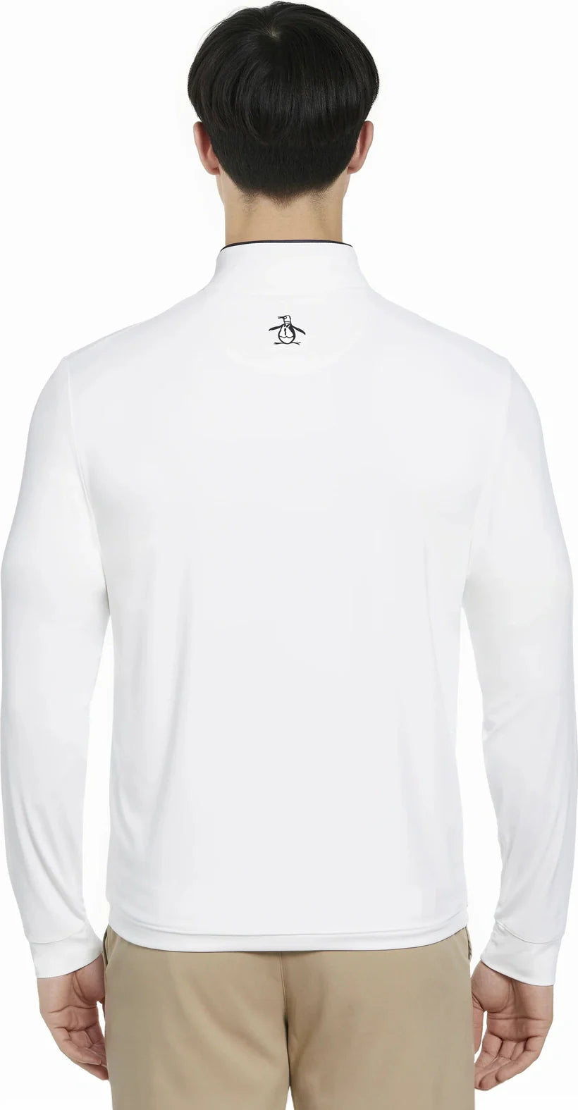 Penguin Golf Ogm100 Lightweight Earl 1/4 Zip Pullover - Bright White - Adult s