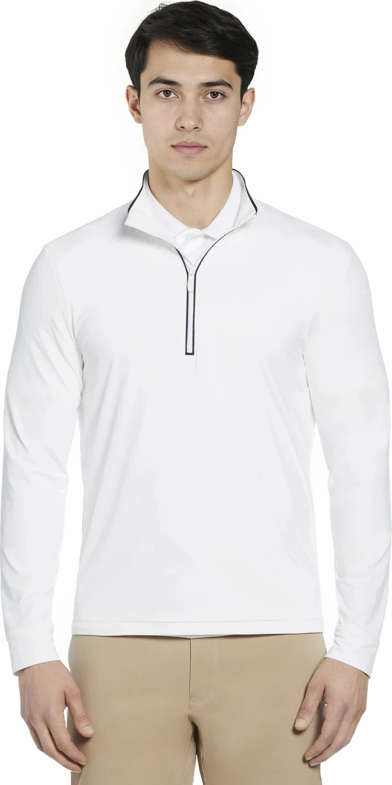 Penguin Golf Ogm100 Lightweight Earl 1/4 Zip Pullover - Bright White - Adult s