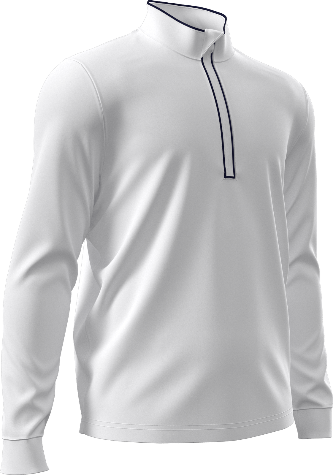 Penguin Golf Ogm100 Lightweight Earl 1/4 Zip Pullover - Bright White