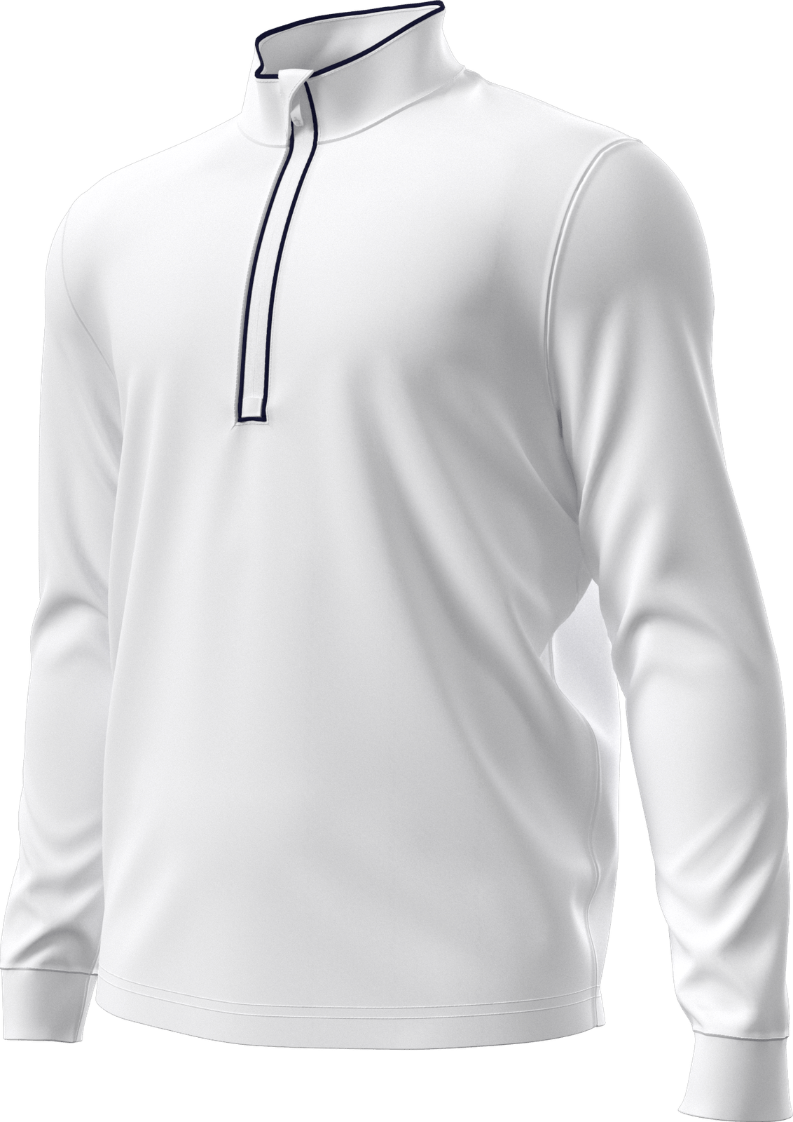 Penguin Golf Ogm100 Lightweight Earl 1/4 Zip Pullover - Bright White
