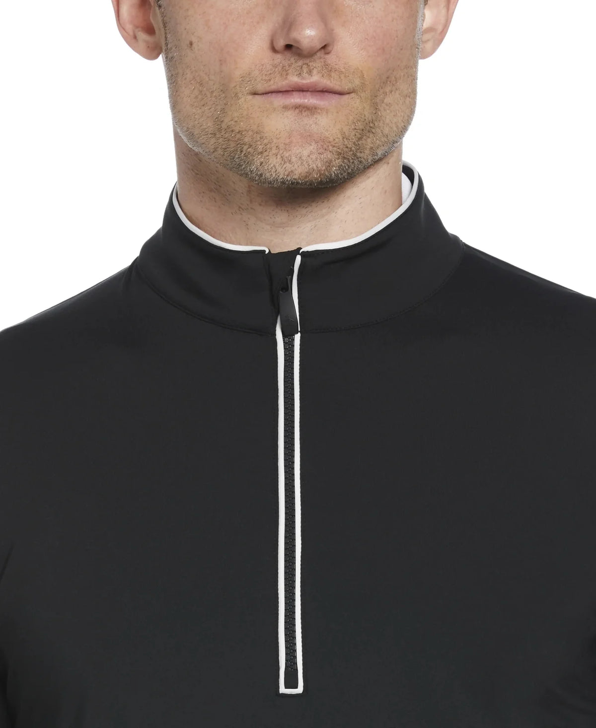 Penguin Golf Ogm100 Lightweight Earl 1/4 Zip Pullover - Caviar