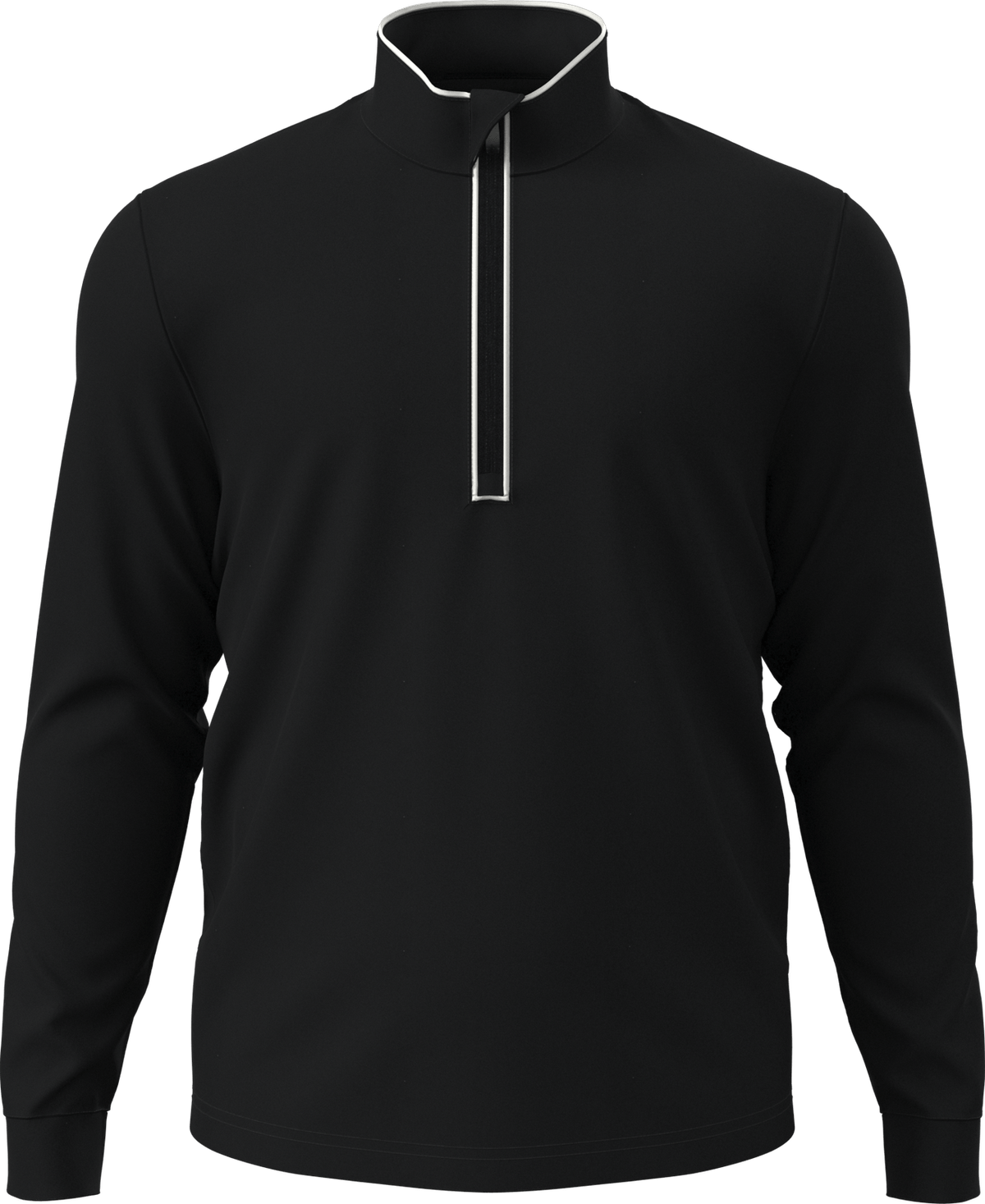 Penguin Golf Ogm100 Lightweight Earl 1/4 Zip Pullover - Caviar
