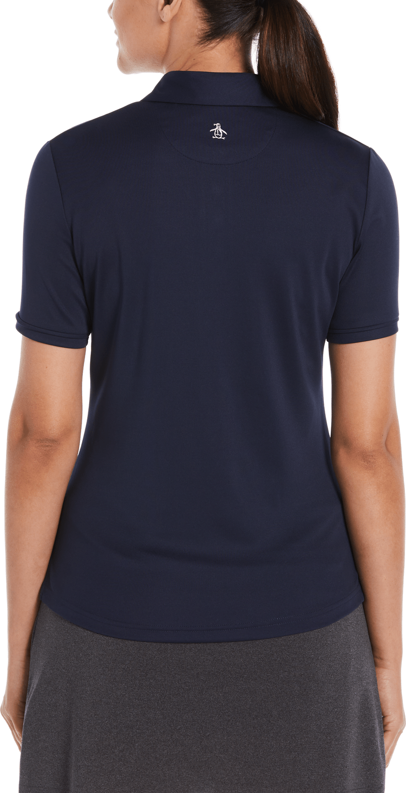 Penguin Golf Ogw0b9 Women’s Solid Polo - Black Iris