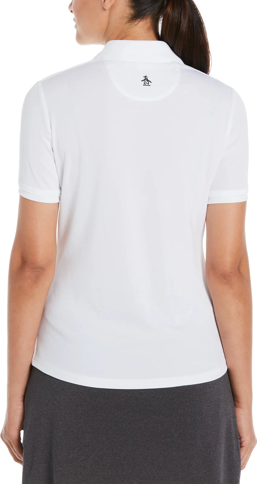 Penguin Golf Ogw0b9 Women’s Solid Polo - Bright White - Ladies s