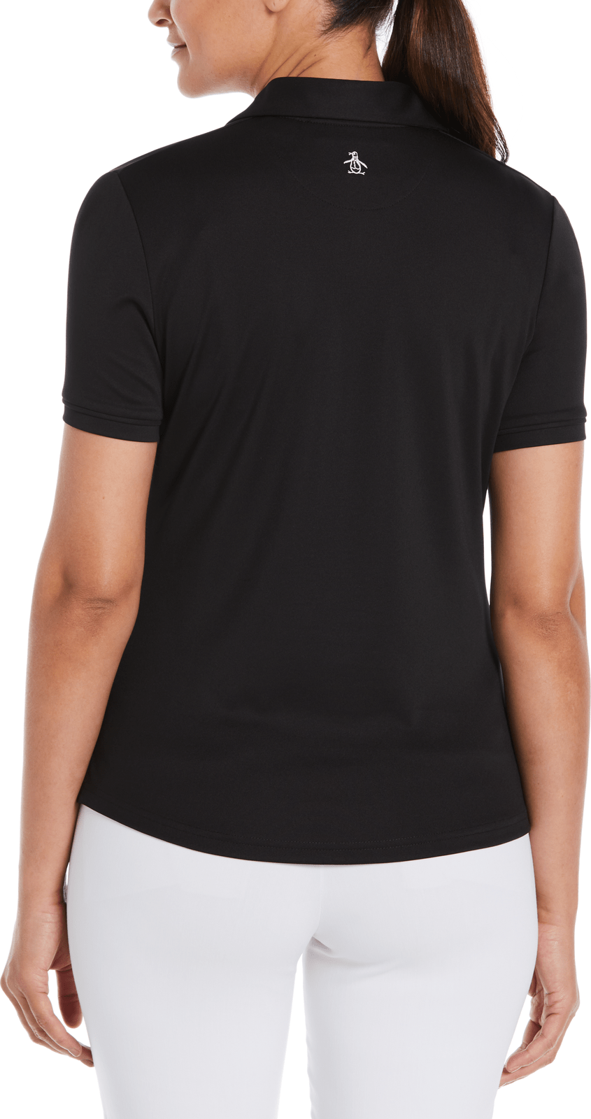 Penguin Golf Ogw0b9 Women’s Solid Polo - Caviar