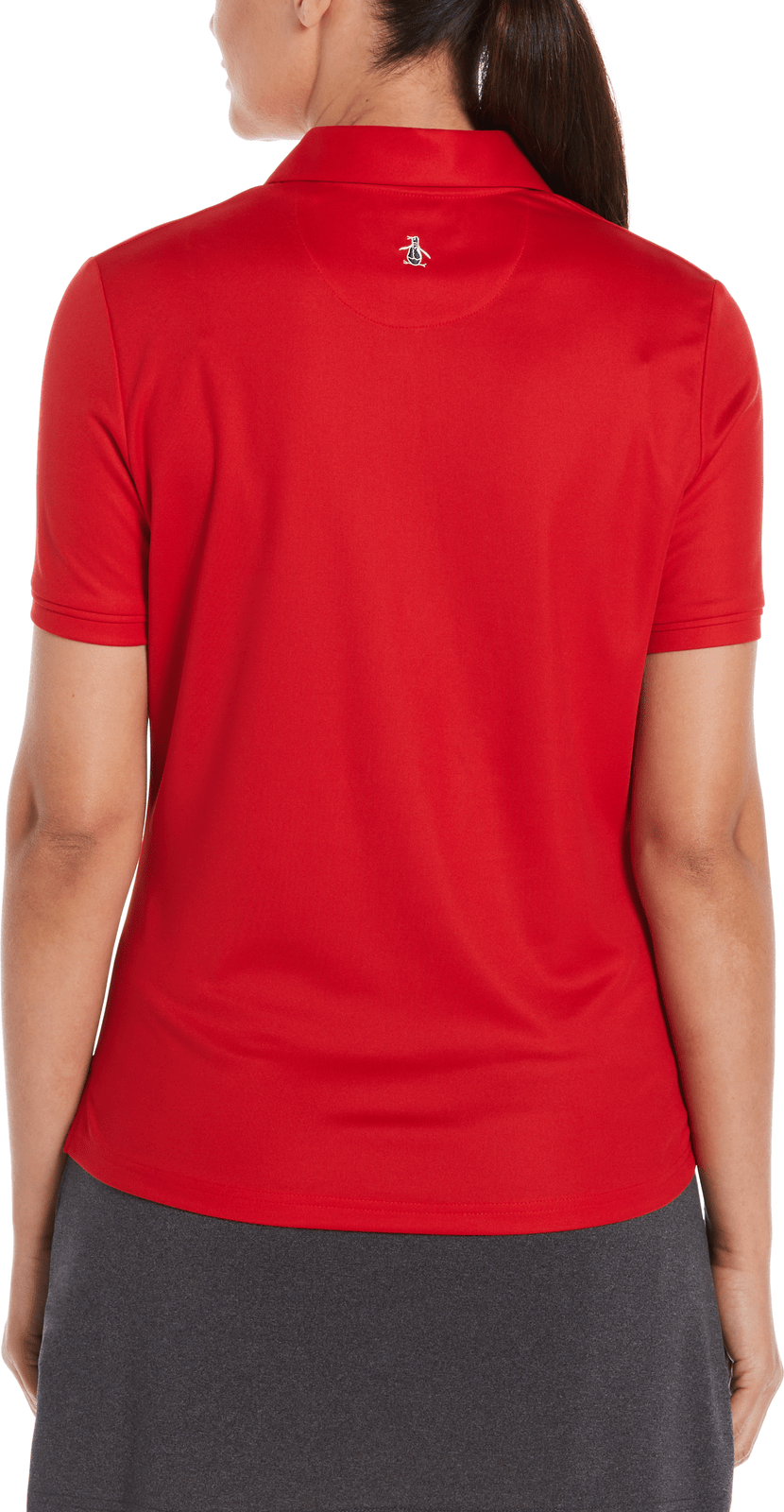 Penguin Golf Ogw0b9 Women’s Solid Polo - Salsa