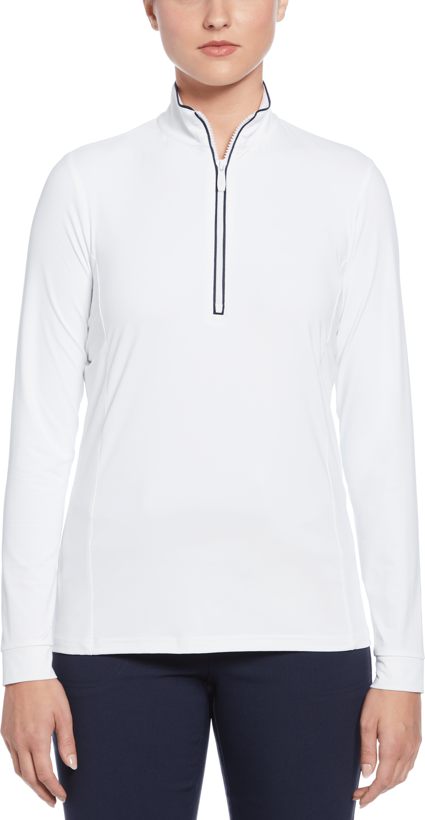 Penguin Golf Ogw103 Lightweight Veronica 1/4 Zip Pullover - Bright White