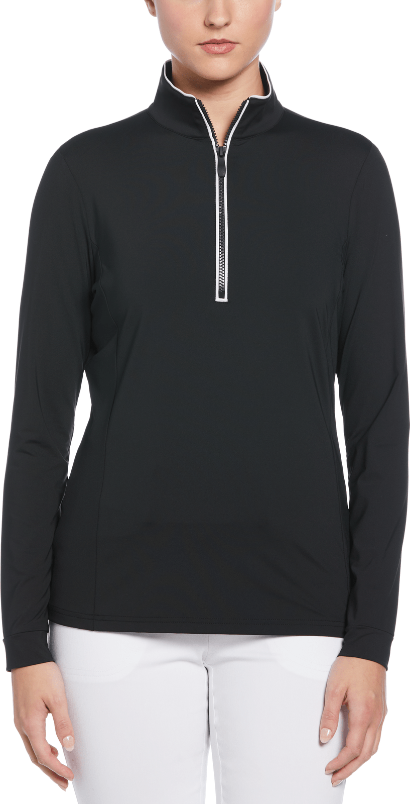 Penguin Golf Ogw103 Lightweight Veronica 1/4 Zip Pullover - Caviar