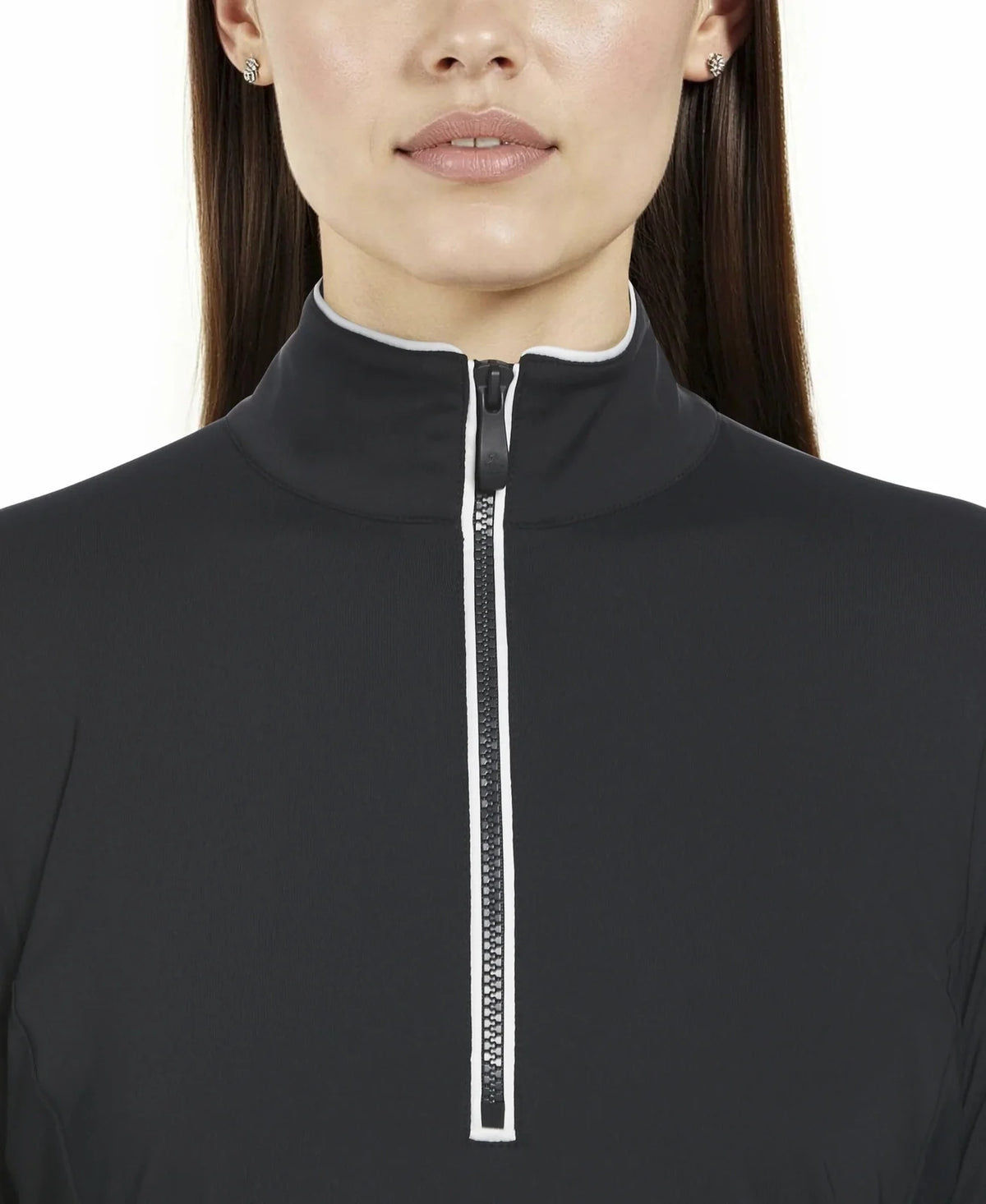 Penguin Golf Ogw103 Lightweight Veronica 1/4 Zip Pullover - Caviar