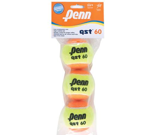 Penn Qst 60 Low Compression Tennis Balls (3x) - Os