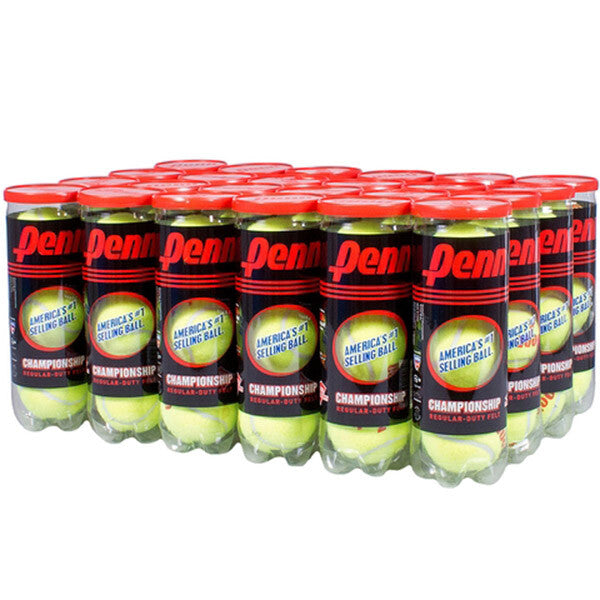 Penn Regular Duty Tennis Balls Case 24x - Yellow - HIT a Double