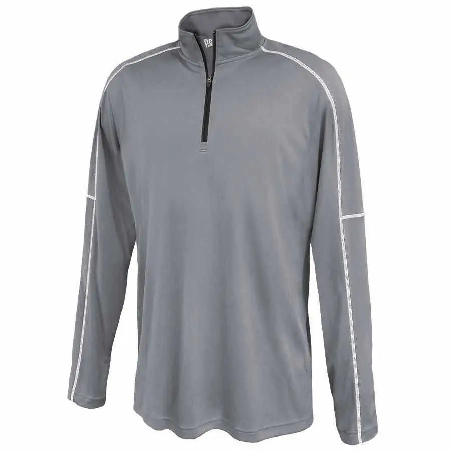 Pennant 1215 Men’s Conquest 1/4 Zip Long Sleeve Top - Steel