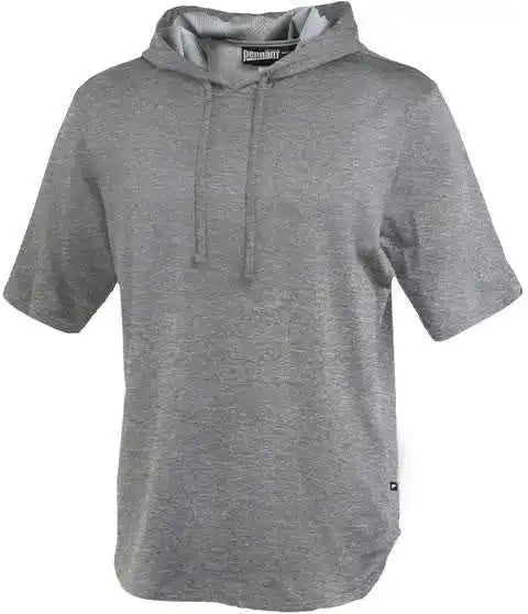 Pennant 183 Short Sleeve Warmup Hoodie - Carbon Heather