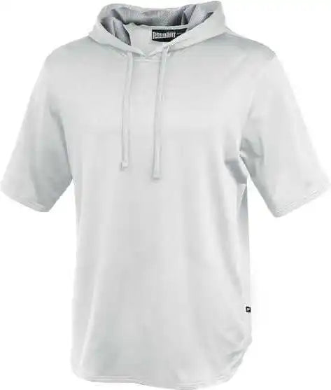 Pennant 183 Short Sleeve Warmup Hoodie - White