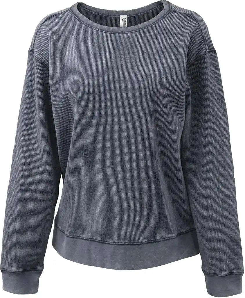 Pennant 5433 Mini Waffle Crew Black