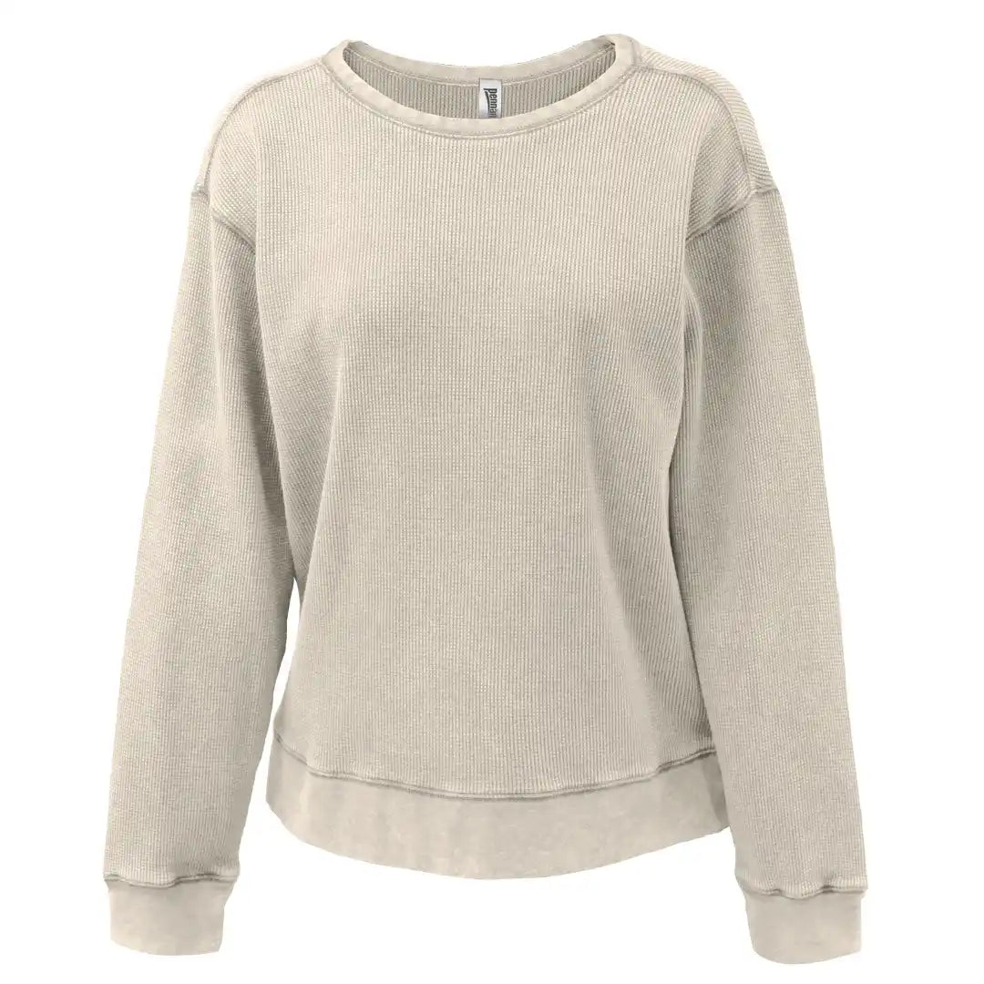 Pennant 5433 Mini Waffle Crew Natural