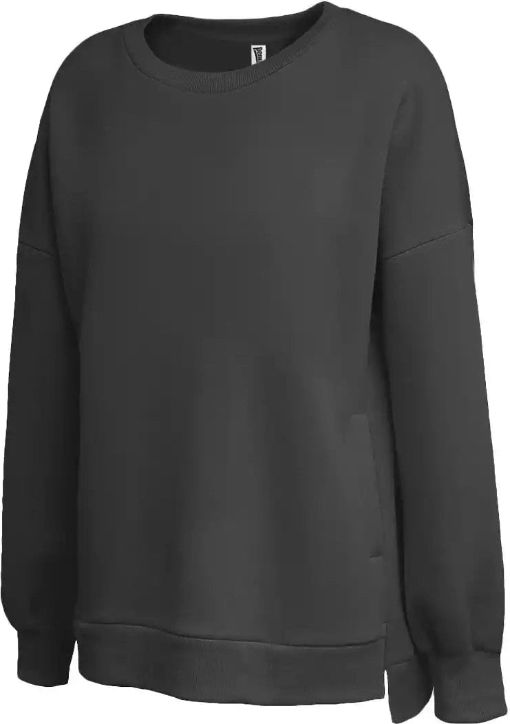 Pennant 5438 Droptail Womens Crew Black