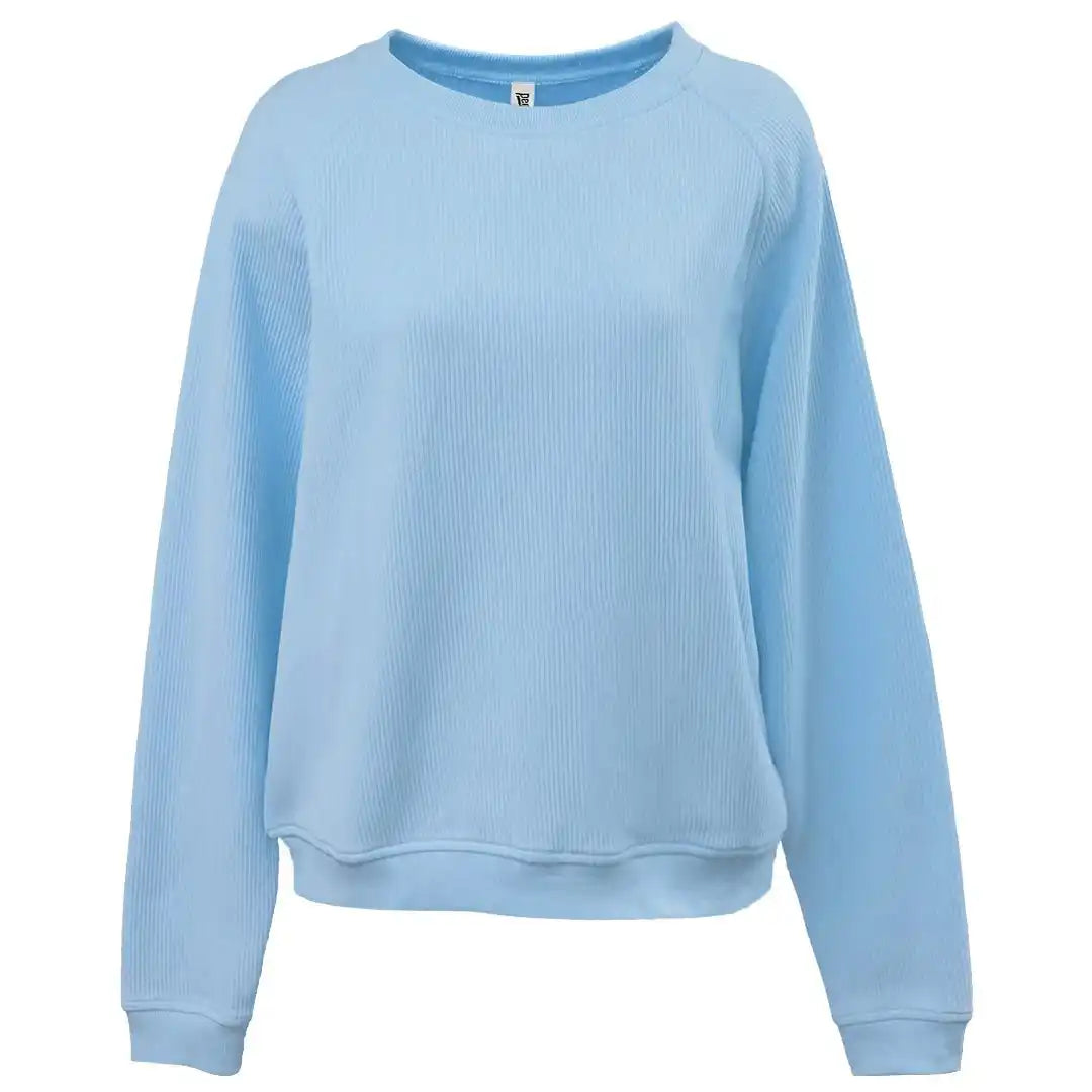 Pennant 5448 Modern Cord Womens Crew Blue
