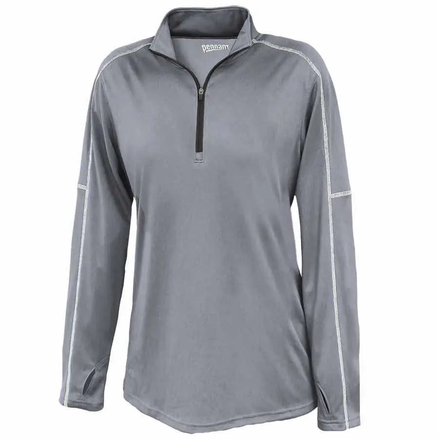 Pennant 5616 Women’s Conquest 1/4 Zip - Steel