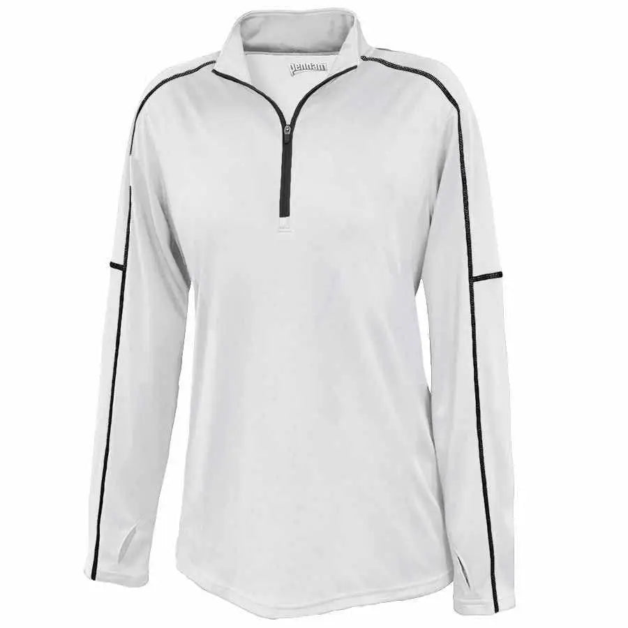 Pennant 5616 Women’s Conquest 1/4 Zip - White