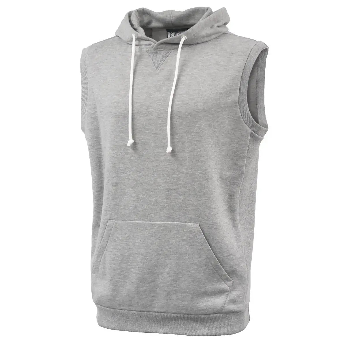 Pennant 8257 Sleeveless Hoodie - Gray