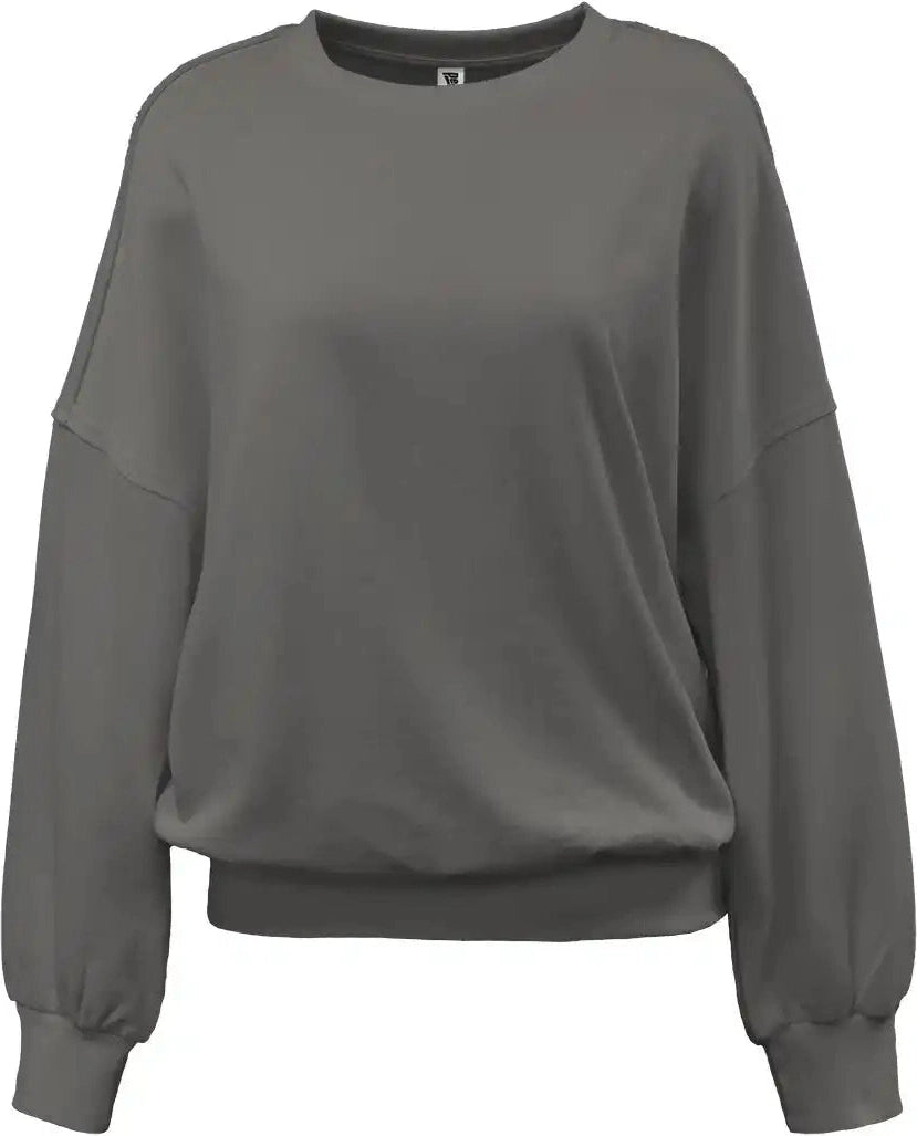 Pennant 8464 Womens Drop Shoulder Crew Midnight